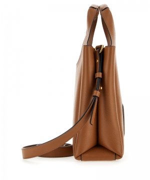 H-BAG SHOPPING PICCOLA H EMBOS COGNAC SCURO