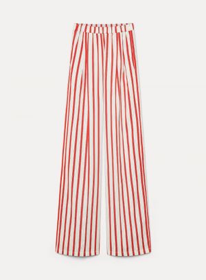 CONTEMPORARY COTTON PINSTRIPED ROUGE 2525