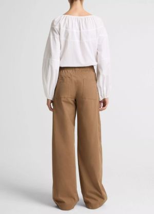 MID RISE COTTON DRAWSTRING PAN 158AMD