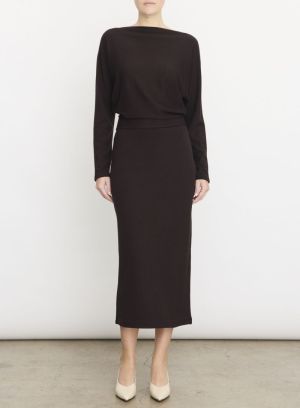 COZY OFF SHOULDER MIDI DRESS 102CIN